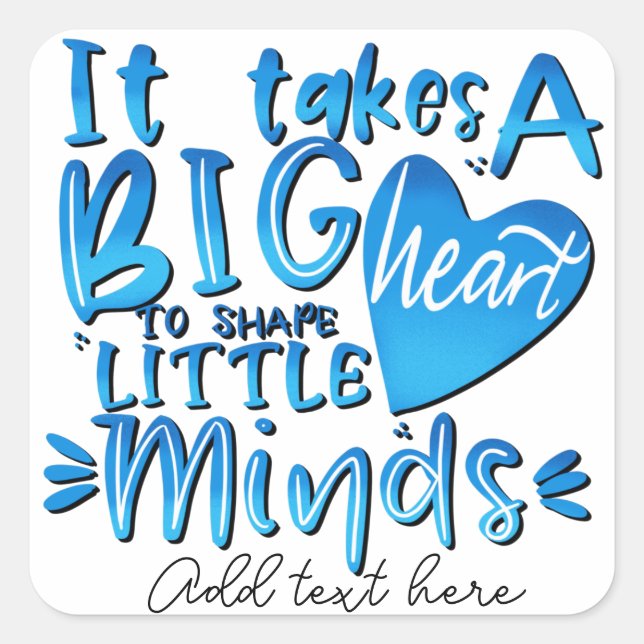 Pegatina Cuadrada red apple Teacher thank you retirement Nursery Tot (Anverso)