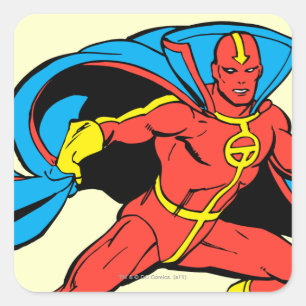 Pegatina Cuadrada Red Tornado Cape Pose