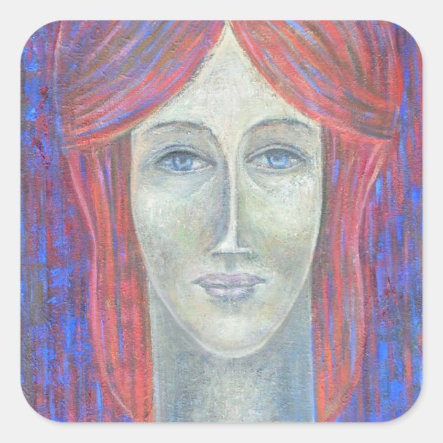 Pegatina Cuadrada Redhead 2012 (Anverso)