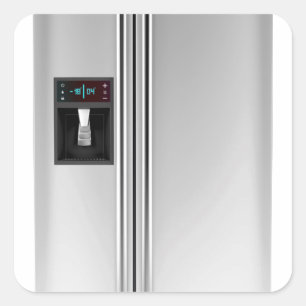 Pegatina Cuadrada Refrigerador grande