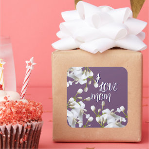 PEGATINA CUADRADA REGALO DE AMOR ESPECIAL PARA MAMÁ