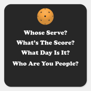 Pegatina Cuadrada Regalo de bolas de bolas