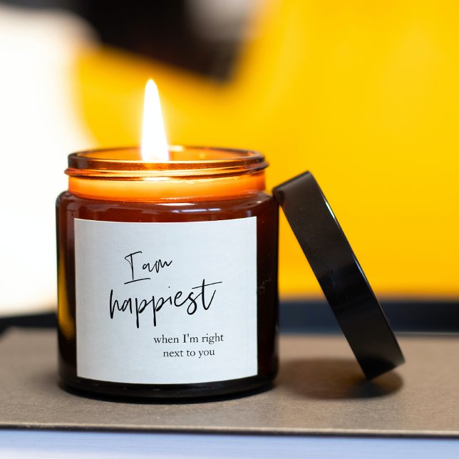 Pegatina Cuadrada Regalo de citas negras románticas de moda (Subido por el creador)