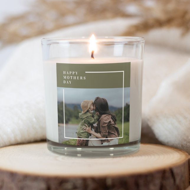 Pegatina Cuadrada Regalo de Día de la Madre fotográfico personalizad (Subido por el creador)