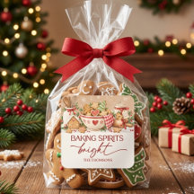 Regalo de fiesta de Navidad Baking Spirits Bright