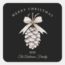 Regalo de Navidad personalizado de piña de pino cr