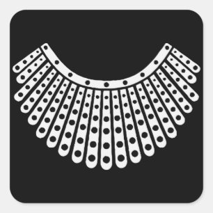 Pegatina Cuadrada Regalo del abogado, alguacil disidente RBG Ruth Ba