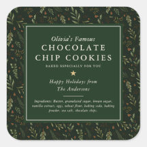Regalo Navideño Botánico Casero Verde Oscuro