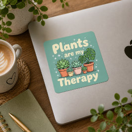 Pegatina Cuadrada Regalo perfecto para amantes de jardines y plantas