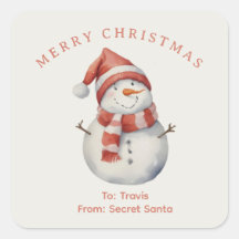 Regalo personalizado de vibra de Navidad con acuar