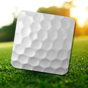 Pegatina Cuadrada Regalos de Pelotas de Golf de la Serie de Firmas