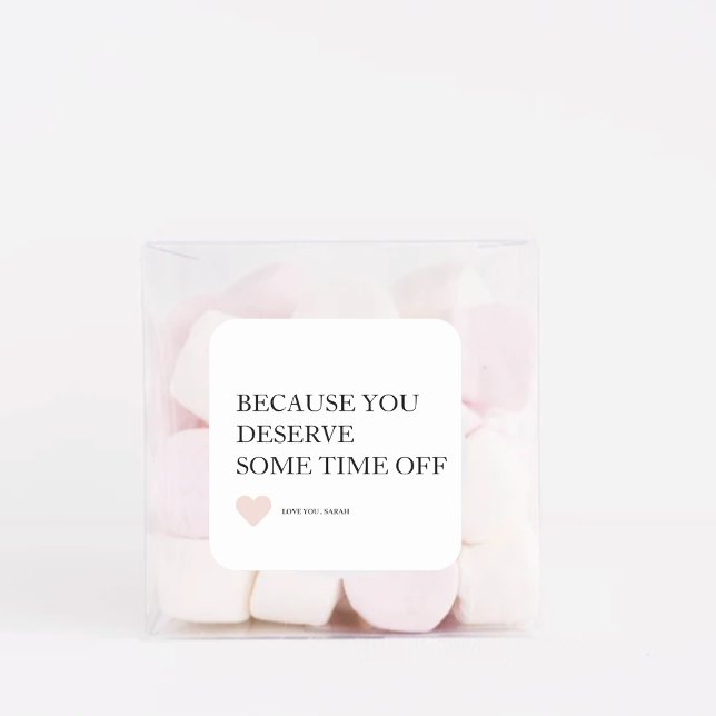 Pegatina Cuadrada Regalos especiales del Día de la Madre Personaliza (Subido por el creador)