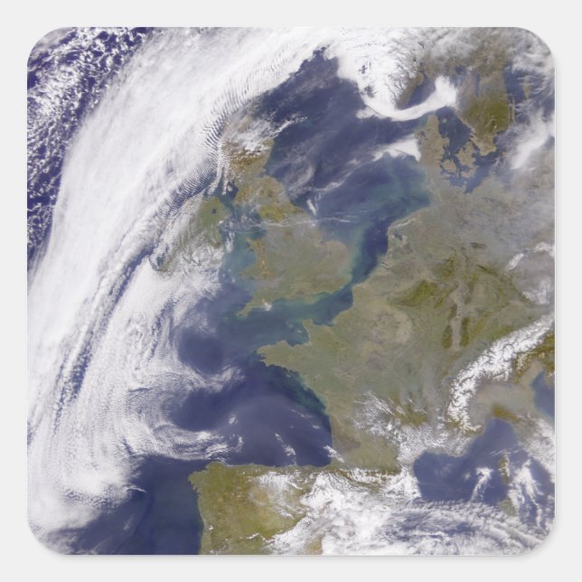 Pegatina Cuadrada Reino Unido (Anverso)