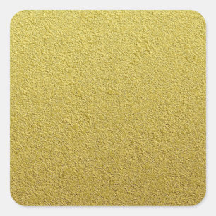 Pegatina Cuadrada Relieve metalizado dorado texturizado