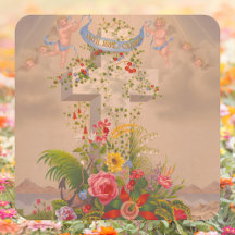 Religiosa Esperanza Caridad Cruz Floral Pascua