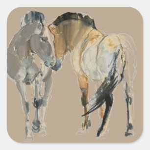 Pegatina Cuadrada Rencontre