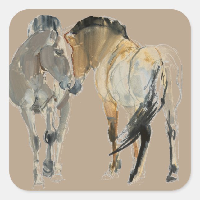 Pegatina Cuadrada Rencontre (Anverso)