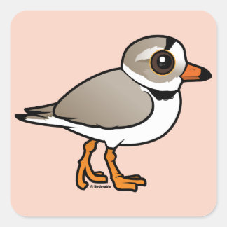 Pegatina Cuadrada Rentador de tuberías Birdorable