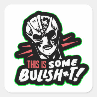 Pegatina Cuadrada Residente Alien