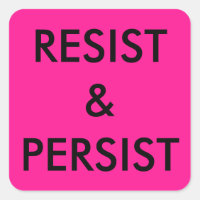 Resista y persistente, negrita texto negro sobre r