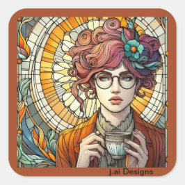 Pegatina Cuadrada Resolver