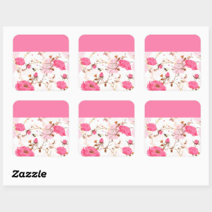 Pegatina Cuadrada resorte