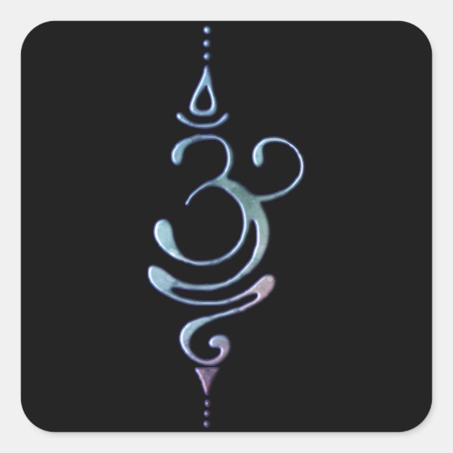 Pegatina Cuadrada Respirar 1 (Anverso)