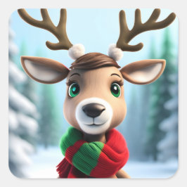 Pegatina Cuadrada Resto del mundo