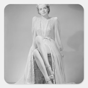 Pegatina Cuadrada Retrato 2