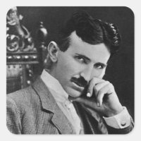 Retrato de Nikola Tesla