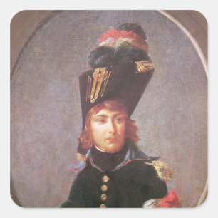 Pegatina Cuadrada Retrato de príncipe Eugene de Beauharnais