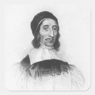 Pegatina Cuadrada Retrato de Richard Baxter