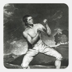 Pegatina Cuadrada Retrato de Richard Humphreys