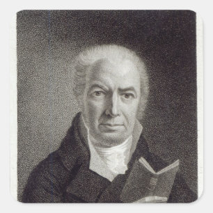 Pegatina Cuadrada Retrato de William Hayley