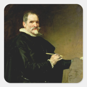 Pegatina Cuadrada Retrato del escultor, Juan Martínez