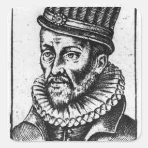 Pegatina Cuadrada Retrato del Príncipe Ludovico de Gonzaga