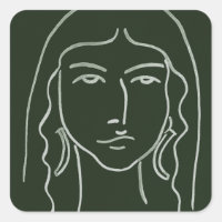 Retrato malaquita con pelo largo