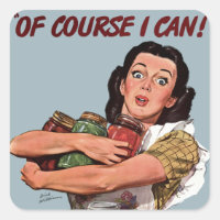 Retro Woman Caterer Cook