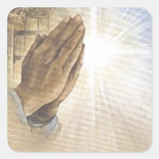 Pegatina Cuadrada Rezando%20Manos%202 (Anverso)