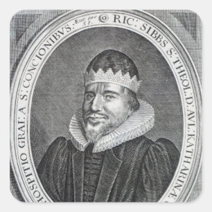 Pegatina Cuadrada Richard Sibbes