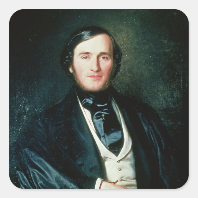 Pegatina Cuadrada Richard Wagner (Anverso)