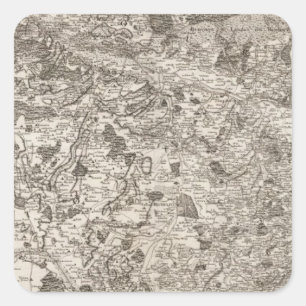 Pegatina Cuadrada Richelieu