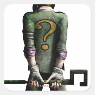 Pegatina Cuadrada Riddler 2