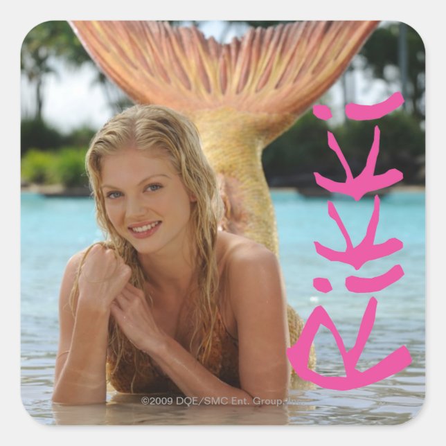 Pegatina Cuadrada Rikki (Anverso)