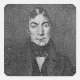 Pegatina Cuadrada Robert Owen