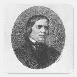 Pegatina Cuadrada Robert Schumann, 1839