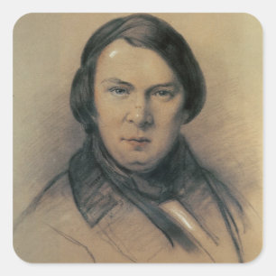 Pegatina Cuadrada Robert Schumann 1853