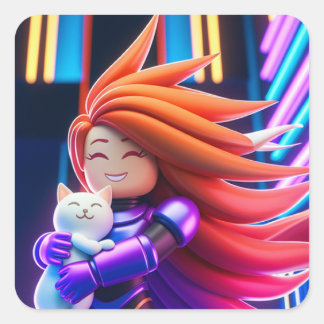 Pegatina Cuadrada Roblox  T-Shirt