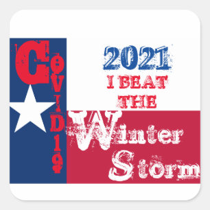 PEGATINA CUADRADA ROCAS TEXAS