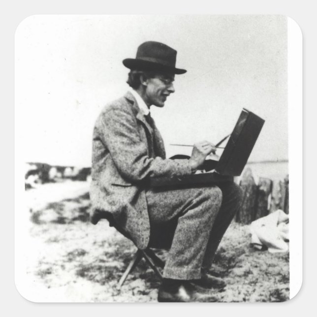 Pegatina Cuadrada Roger Fry (Anverso)